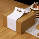 pastry boxes with logos